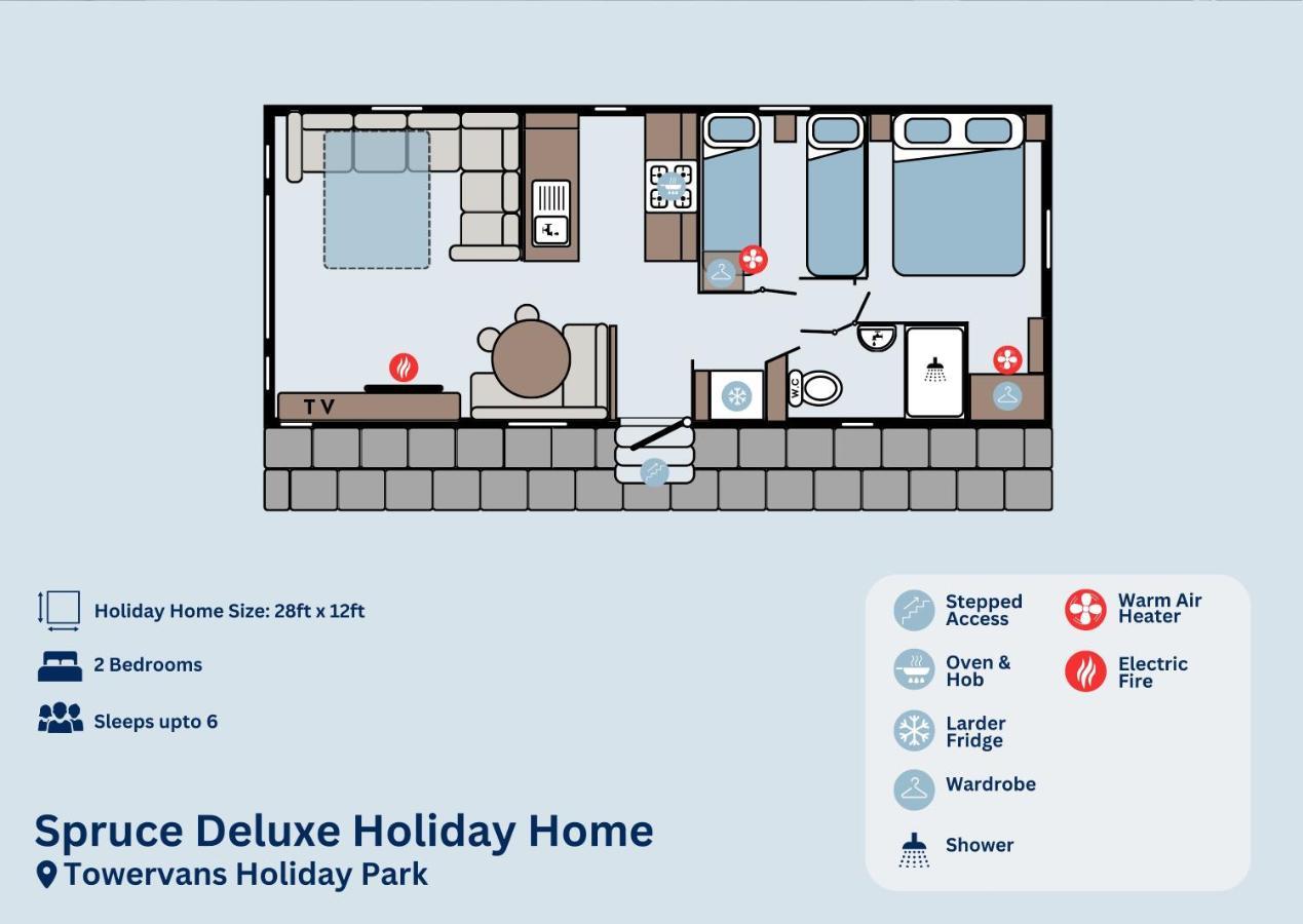 Spruce Deluxe Holiday Home Mablethorpe Eksteriør billede